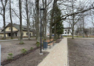 Attēls: Gulbīšu parka 1.kārtas būvdarbi pieņemti
