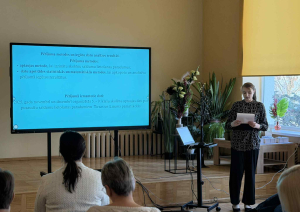 Attēls: Gulbenes novada skolēnu zinātniski pētniecisko darbu aizstāvēšana