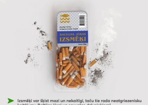 Informatīvais materiāls sabiedrības  izglītošanai par izsmēķu piesārņojumu