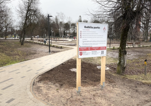 Attēls: Gulbīšu parka 1.kārtas būvdarbi pieņemti