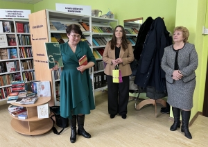 Attēls: VPVKAC klientu centra atveršana Tirzas pagasta bibliotēkā