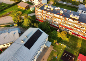 Attēls: Saules elektrostaciju uzstādīšana Gulbenes pilsētā