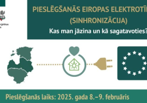 Attēls: 8.-9. februārī Baltijas valstis atvienosies no Krievijas energosistēmas un pievienosies kopējam Eiropas energotīklam