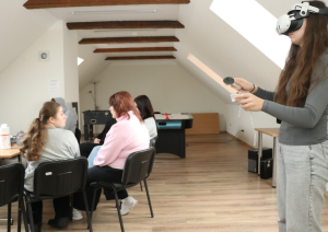 Attēls: Jaudīgs digitālā projekta noslēguma pasākums — jauniešu diskusija “Virtuālā dzīve vai realitāte?”