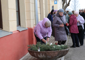 genocīda upuru piemiņas pasākums
