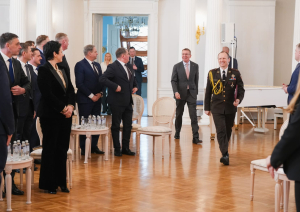 Attēls: Latvijas Pašvaldību savienība ar Valsts prezidentu pārrunā aktualitātes pašvaldībās