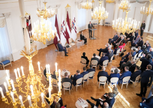 Attēls: Latvijas Pašvaldību savienība ar Valsts prezidentu pārrunā aktualitātes pašvaldībās