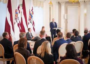Attēls: Latvijas Pašvaldību savienība ar Valsts prezidentu pārrunā aktualitātes pašvaldībās