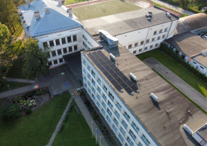 Attēls: Saules elektrostaciju uzstādīšana Gulbenes pilsētā