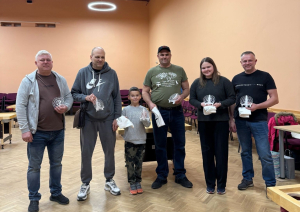 Attēls: novuss un šautriņas Līgo pagastā
