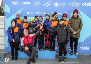 Attēls: Sk Lejasciems Latvijas čempionātā slēpošanā