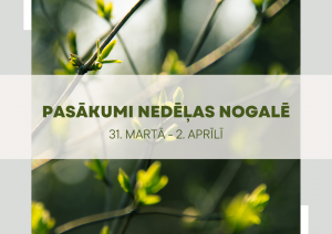 Titulbilde: Pasākumi nedēļas nogalē līdz 2.aprīlim