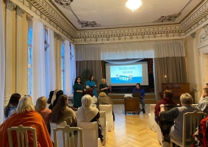 attēls: Gulbenes novada pirmsskolas izglītības pedagogi piedalās projekta prezentācijas pasākumā