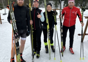 Attēls: Latvijas Sporta Veterānu savienības 61. sporta spēles distanču slēpošanā 