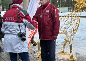 Attēls: Latvijas Sporta Veterānu savienības 61. sporta spēles distanču slēpošanā 
