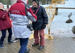 Attēls: Latvijas Sporta Veterānu savienības 61. sporta spēles distanču slēpošanā 