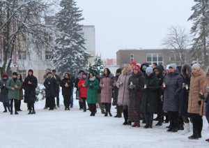 Attēls: Ieadzīvotāji pulcējas Ukrainas atbalstam, Gulbene
