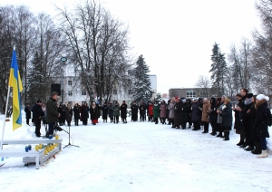 Attēls: Ieadzīvotāji pulcējas Ukrainas atbalstam, Gulbene