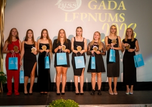 Attēls: gada lepnums sportā, balvu pasniegšana