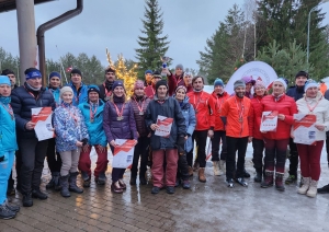 Attēls: Latvijas Sporta Veterānu savienības 61. sporta spēles distanču slēpošanā 