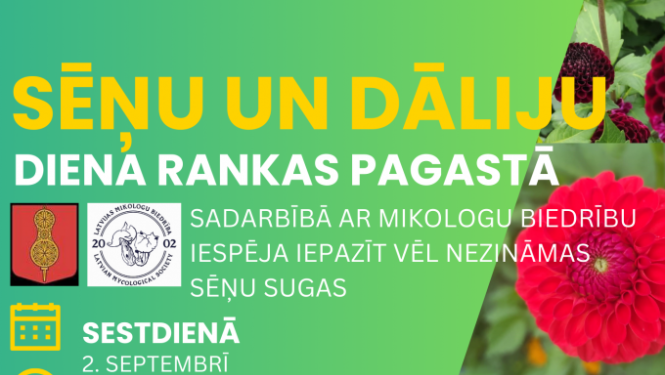 Sēņu un dāliju diena Rankā