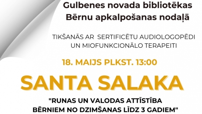 Attēls: Lekcija ”Runas un valodas attīstība bērniem no dzimšanas līdz 3 gadiem” 