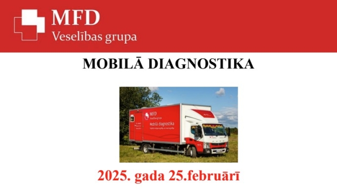 Attēls: Mobilā diagnostika Gulbenē februārī