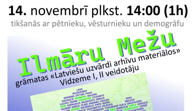 Tikšanās ar pētnieku, vēsturnieku, demogrāfu, vairāku pētījumu  līdzautoru Ilmāru Mežu