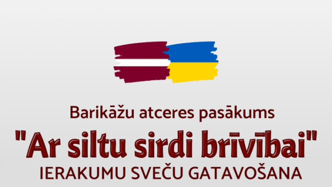 Barikāžu atceres pasākums Gulbenes novada bibliotēkā "Ar siltu sirdi brīvībai". Ierakumu sveču gatavošana