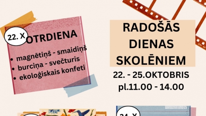 Afiša: Radošās dienas