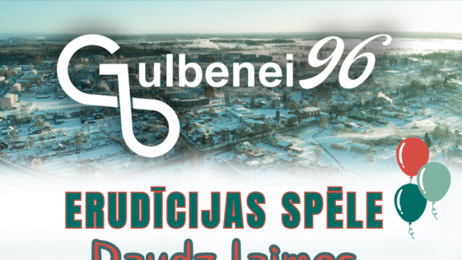 23.februārī plkst. 17.30 Gulbenes novada bibliotēkā norisināsies erudīcijas spēle.