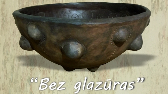 Keramikas darbu izstāde "Bez glazūras"