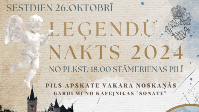 Afiša: Leģendu nakts Stāmerienas pilī