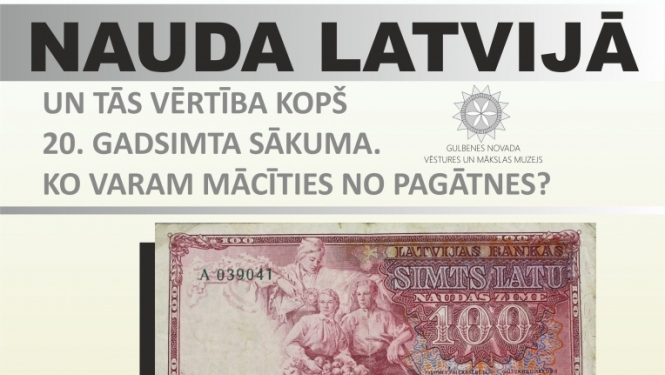 Lekcija muzejā par Naudu Latvijā