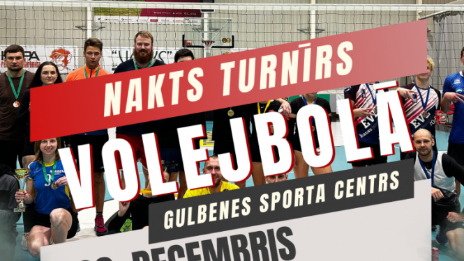 Nakts turnīrs volejbolā