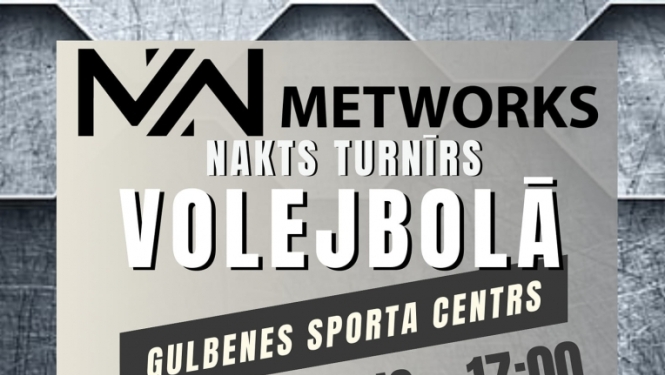 Nakts turnīrs volejbolā