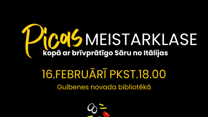 Picas meistarklase kopā ar brīvprātīgo Sāru