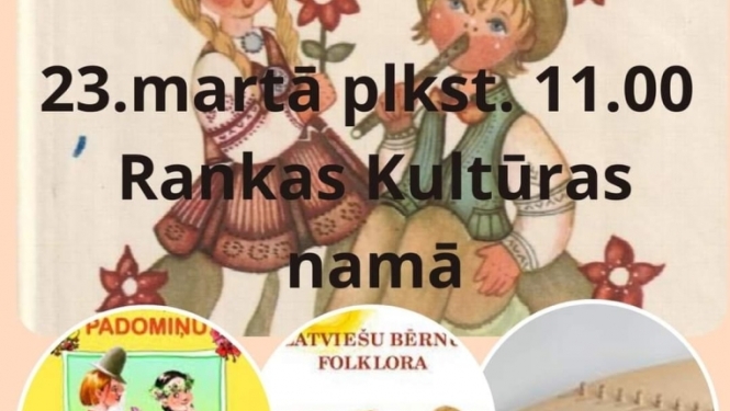 Folkloras kopu sarīkojums Rankā 23. martā 11:00