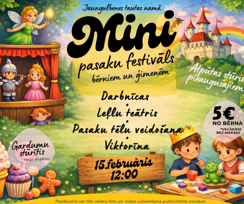 Pasaku festivāls Jaungulbenē