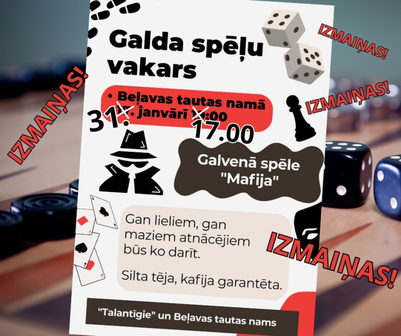 Galda spēles Beļavā