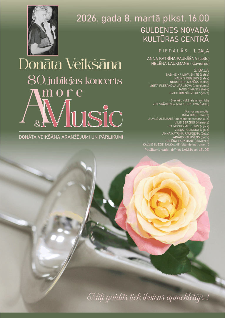 Donāta Veikšāna jubilejas koncerts