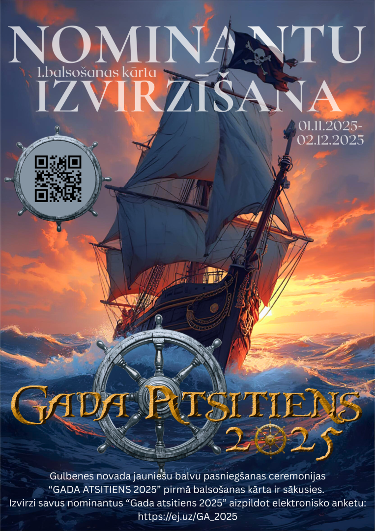 Attēls: Gada atsitiens 2025 afiša