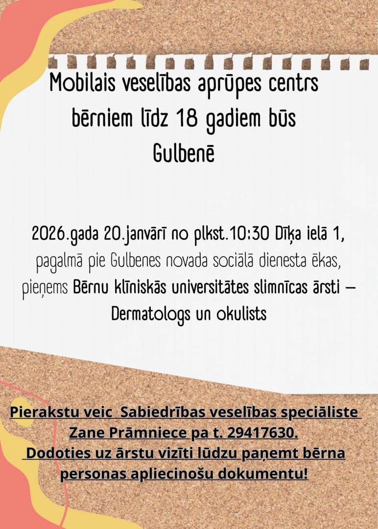 Attēls: mobilai bērnu veselības buss