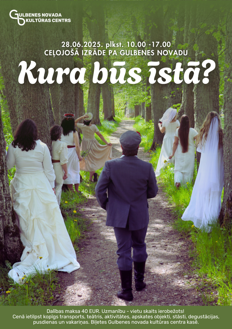 Attēls: Gulbenes novada amatierteātri aicina doties kopīgā aizraujošā piedzīvojumā jeb ceļojošajā izrādē “Kura būs īstā?”. 