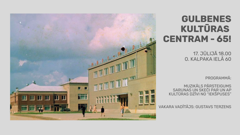 Kultūras centram - 65