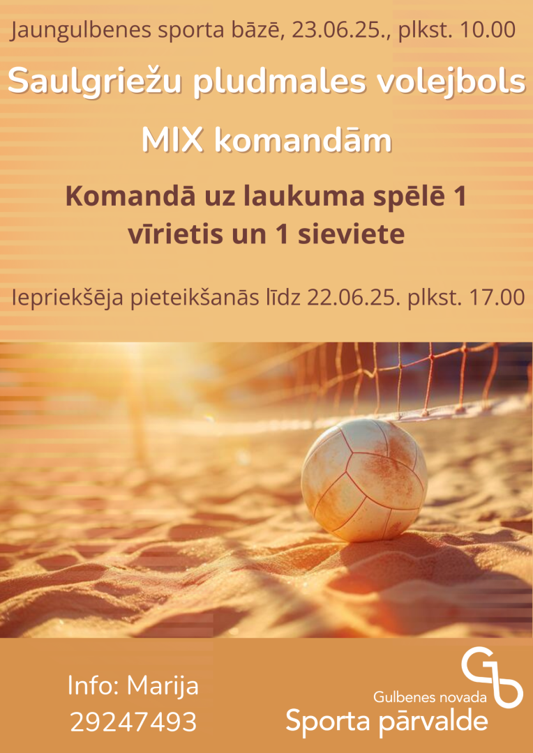 Attēls: Saulgriežu pludmales volejbols