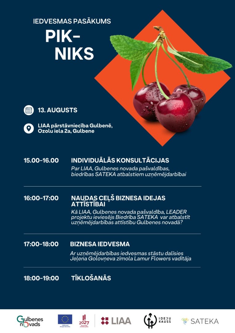 Attēls: iedvesmas pasākums Pikniks_Gulbenē