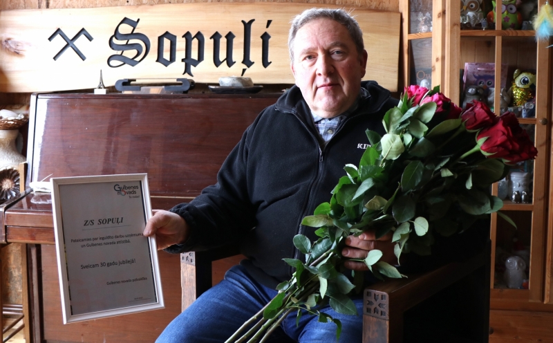 Attēls: ZS Spuļi saimnieks Gunārs Ciglis
