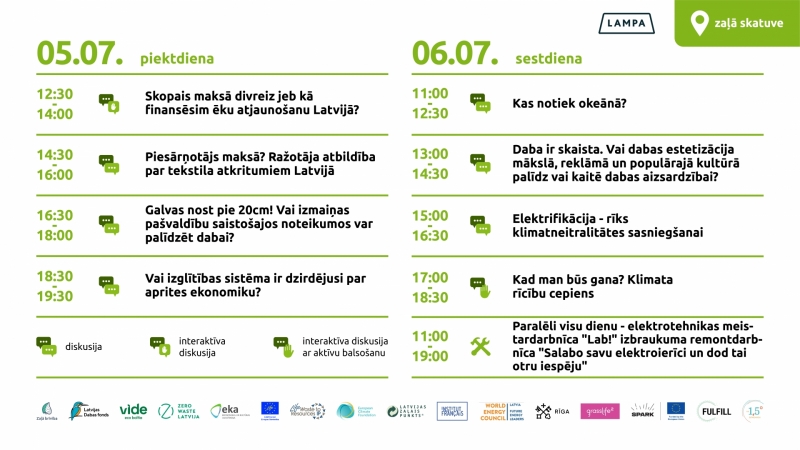 Attēls: sarunu festivālu "Lampa", Cēsīs