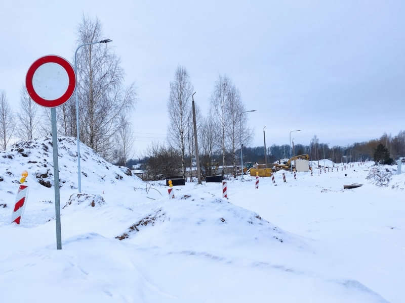 Būvdarbu tehnoloģiskais pārtraukums Litenes ielā Gulbenē